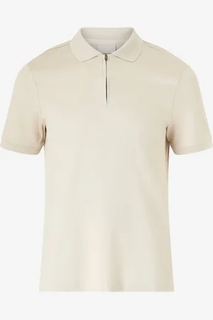 Calvin Klein T-shirt Smooth Cotton Welt Zip Polo