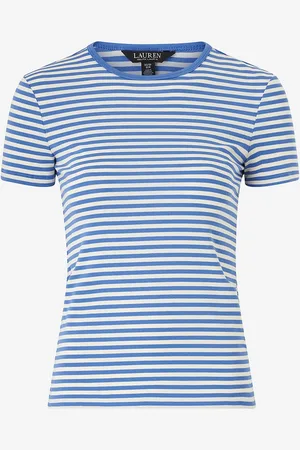 Ralph Lauren Top Refined Str 1x1 Rib-ssl-tsh