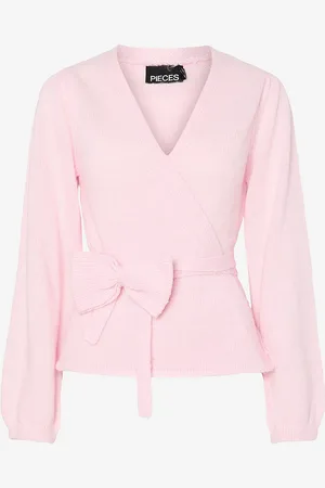 Pieces® Cardigan pcFleur LS V-neck Knit