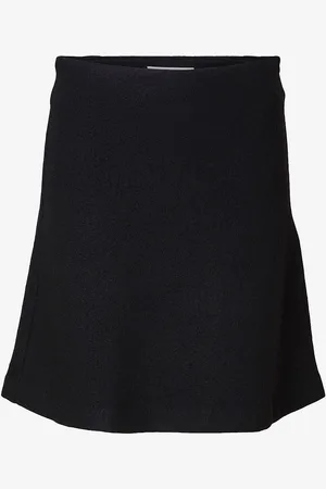SELECTED Nederdel slfWoon HW Short Wool Skirt