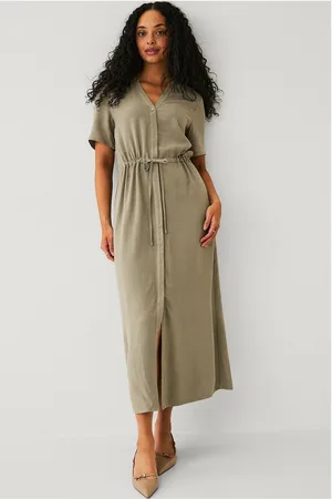 SELECTED Maxi kjole slfViva-Damina SS Ankle Sun Dress