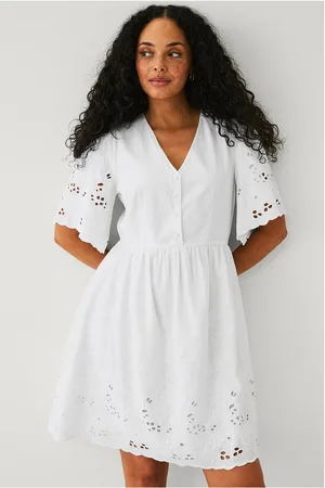 SELECTED Kjole slfDahlia SS Short Broderi Dress