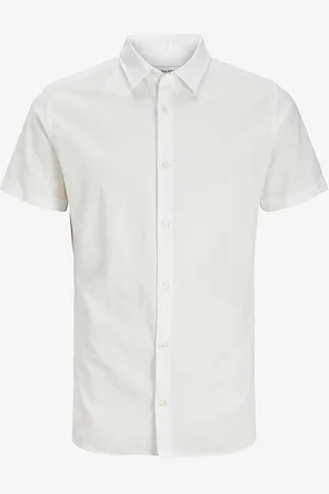 JACK & JONES Skjorte jjeBreeze Linen Blend Shirt SS SN Pls