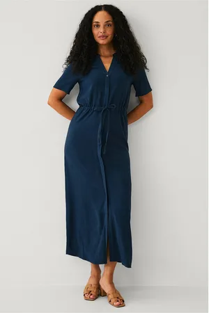 SELECTED Maxi kjole slfViva-Damina SS Ankle Sun Dress