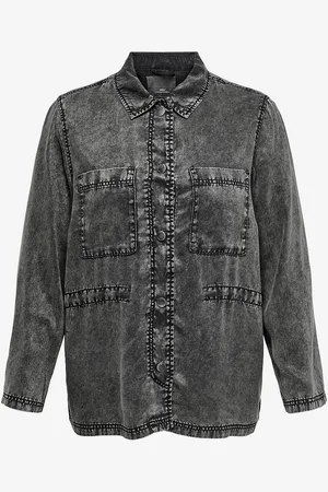 ONLY Skjortejakke carKenya Life Acid Wash Jacket Otw
