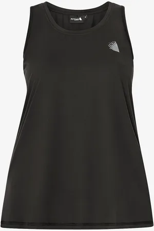 Zizzi Træningstop aBasic S/L O-neck Top