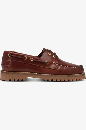 Bianco Loafers Biacapri Boat Shoe Pull Up Leather