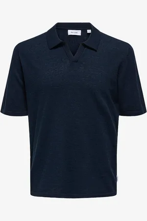 Only & Sons Trøje onsGeorge Reg 12 Linen SS Polo Knit