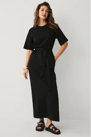SELECTED Maxi kjole slfEssential SS Pocket Ankle Dress