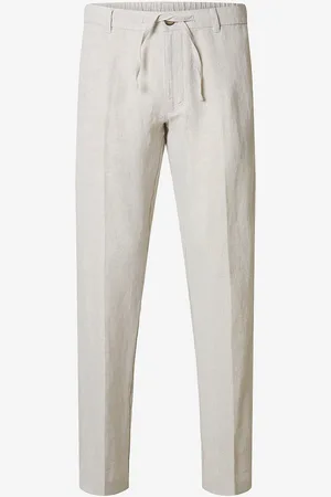 SELECTED Hørbukser Slh196-Straight Leroy Sun Pant