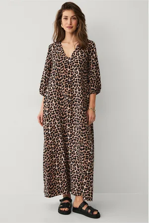 VILA Maxi kjole viLiopana Lio V-neck 3/4 Ankle Dress