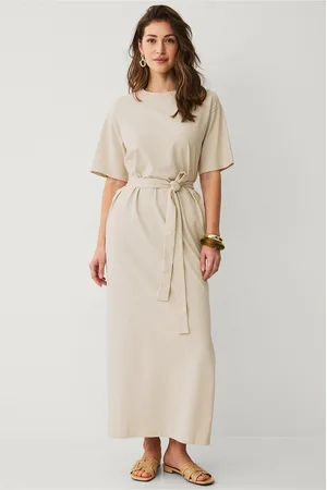 SELECTED Maxi kjole slfEssential SS Pocket Ankle Dress