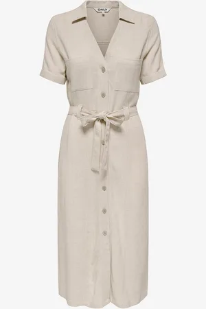 ONLY Skjortekjole onlSiesta SS Lin BL Shirt Dress