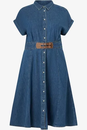 Ralph Lauren Skjortekjole Denim-dress