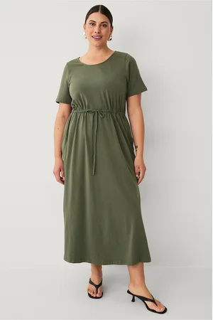 Zizzi Maxi kjole vDorit S/S 7/8 Dress