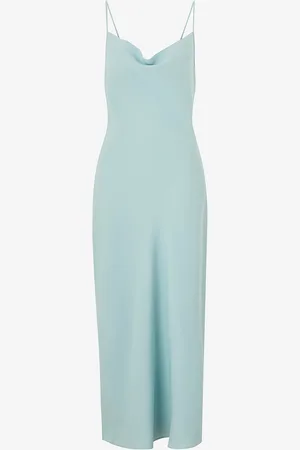 Calvin Klein Maxi kjole Crepe Low Back Drape Dress