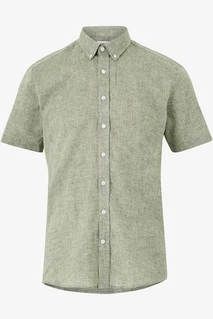 Lindbergh Skjorte Linen Cotton Shirt S/S
