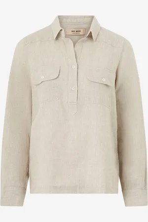 Mos Mosh Hørskjorte mmEnna Linen Pocket Blouse