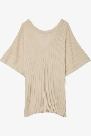 VERO MODA Top vmcBarbados SS V-back Pullover