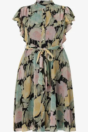 Ralph Lauren Kjole Poly Crinkle Ggt 58-Dress