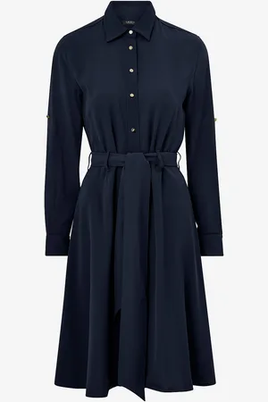 Ralph Lauren Skjortekjole Triple Georgette LS Shirtdress