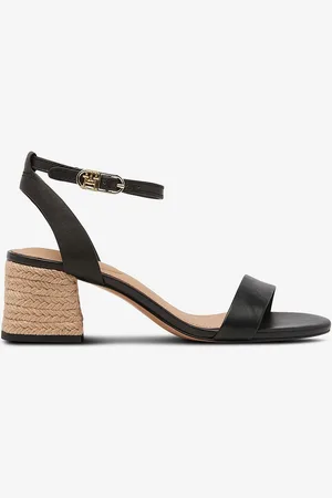 Tommy Hilfiger Sandaler med hæl Leather Ankle Strap Espad Sandal