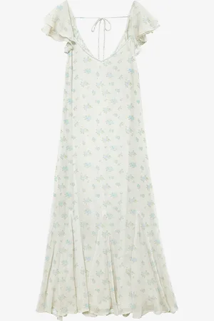 VERO MODA Maxi kjole vmSmilla S/L Ankle Frill Dress Wvn
