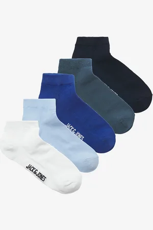 JACK & JONES Ankelsokker jacChester Solid Short Socks 5-pak