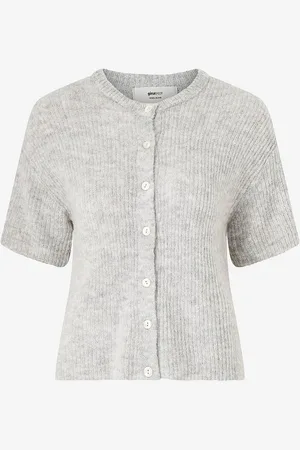 Gina Tricot Cardigan Short Sleeve Knitted Cardigan