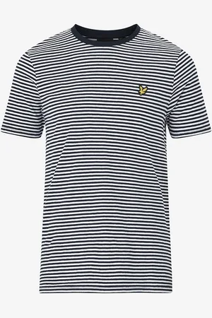 Lyle & Scott T-shirt Linen Blend Breton Stripe T-shirt