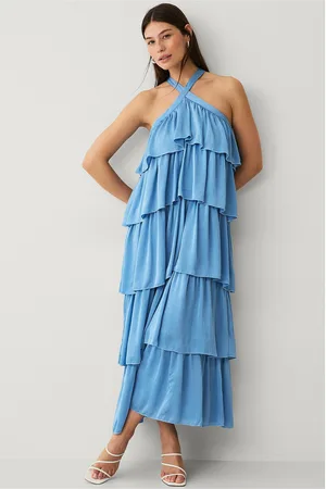 VILA Maxi kjole viFiluka H/N S/L Ankle Dress