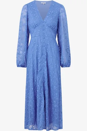 BUBBLEROOM Maxi kjole Embroidered Midi Dress