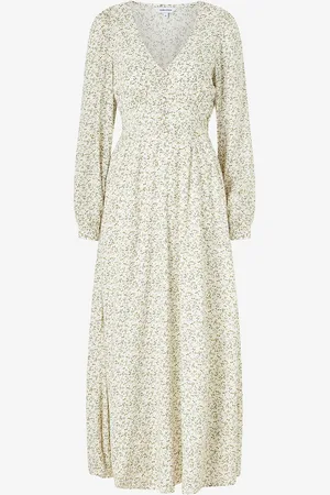 BUBBLEROOM Maxi kjole Viscose V-neck Maxi Dress
