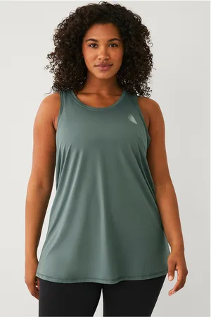 Zizzi Træningstop aBasic S/L O-neck Top