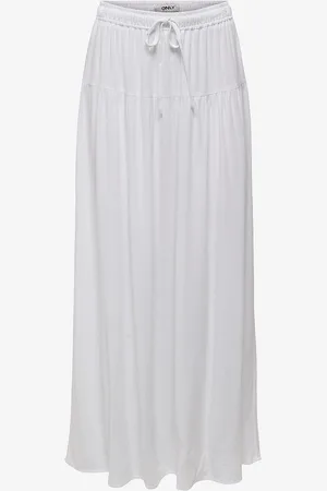 ONLY Maxi nederdel onlSiesta MW Linen BL Long Skirt PN