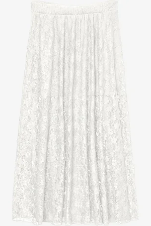 VERO MODA Blondekjole vmNelda HW Long Lace Skirt