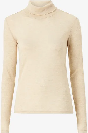 VILA Turtleneck trøje viJolina Roll Neck L/S Fitted Top