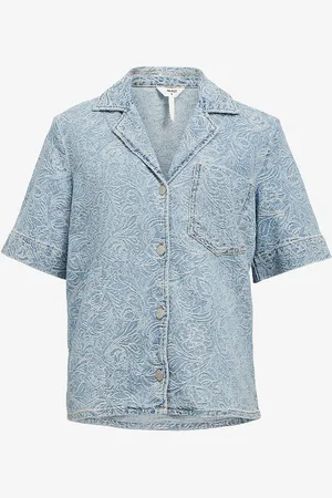 Object Cowboyskjorte objMirwa RE S/S Dnm Shirt 138