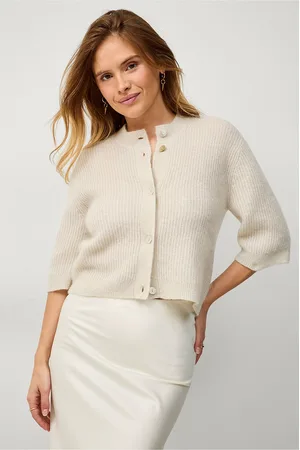 Second Female Cardigan Andrea Knit Rib Cardigan
