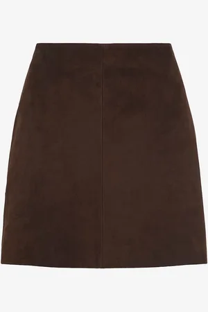 VILA Ruskindsnederdel viIda HW Short Suede Skirt