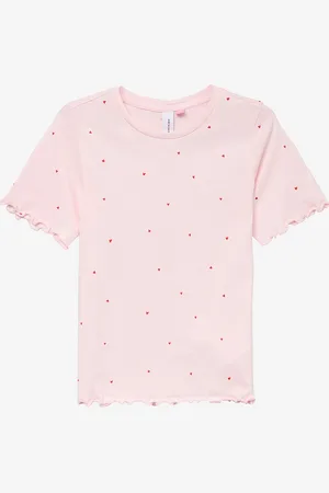 VERO MODA T-shirt vmPaulina Aop SS T-shirt Jrs Girl