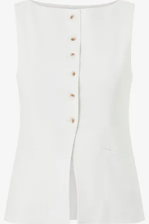 Gina Tricot Vest Tailored Boatneck Vest