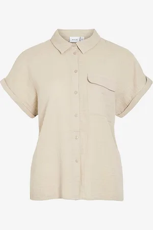 VILA Skjorte nia S/S Shirt