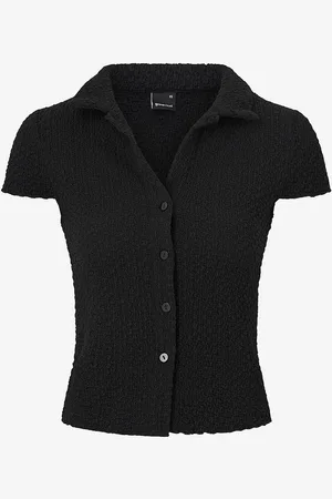 Gina Tricot Top Short Sleeve Buttoned Top