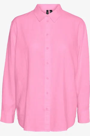 VERO MODA Skjorte vmLinn LS Shirt Wvn