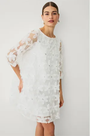 VILA Kjole viFlora 3/4 Boatneck Short Dress