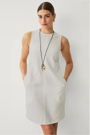 VILA Kjole viPrisilla O-neck S/L Short Dress