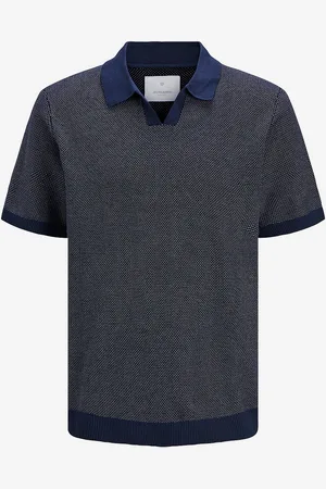JACK & JONES T-shirt jprcCeaston Knit Split Neck SS Jnr