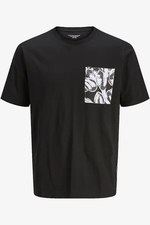 JACK & JONES T-shirt jorSplit Aop Pocket Tee SS Crew NE