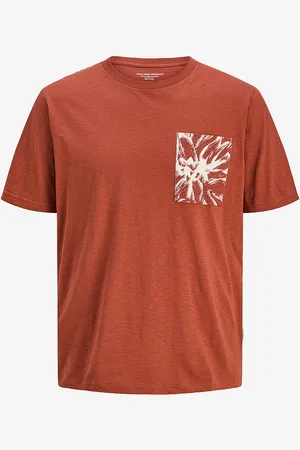 JACK & JONES T-shirt jorSplit Aop Pocket Tee SS Crew NE